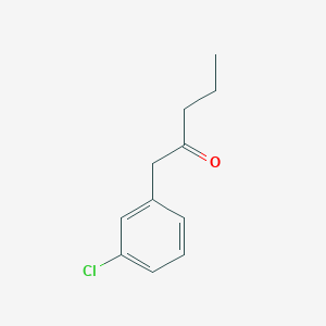 molecular formula C11H13ClO B7846040 1-(3-氯苯基)戊烷-2-酮 