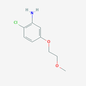 2-Chloro-5-(2-methoxyethoxy)aniline