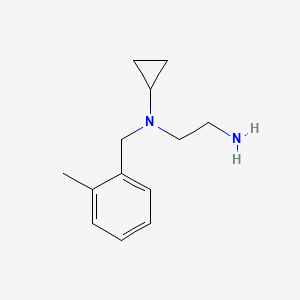 molecular formula C13H20N2 B7846058 N1-Cyclopropyl-N1-(2-methylbenzyl)ethane-1,2-diamine 