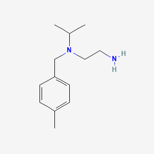 molecular formula C13H22N2 B7846079 N1-Isopropyl-N1-(4-methylbenzyl)ethane-1,2-diamine 