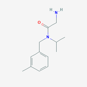 molecular formula C13H20N2O B7846097 2-Amino-N-isopropyl-N-(3-methyl-benzyl)-acetamide 