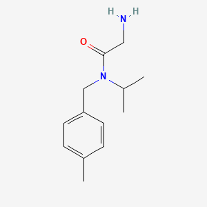 molecular formula C13H20N2O B7846101 2-Amino-N-isopropyl-N-(4-methyl-benzyl)-acetamide 
