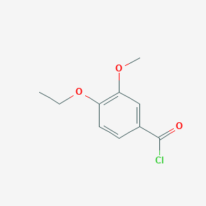 molecular formula C10H11ClO3 B7846122 4-Ethoxy-3-methoxybenzoyl chloride CAS No. 3535-36-2
