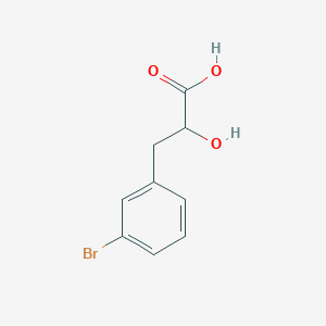 molecular formula C9H9BrO3 B7846148 3-(3-溴苯基)-2-羟基丙酸 