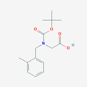 molecular formula C15H21NO4 B7846192 N-Boc-2-methylbenzyl-glycine 