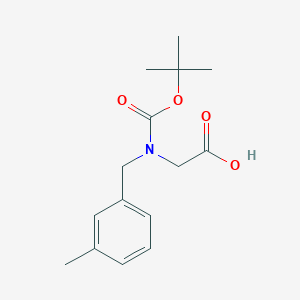 molecular formula C15H21NO4 B7846194 N-Boc-3-methylbenzyl-glycine 