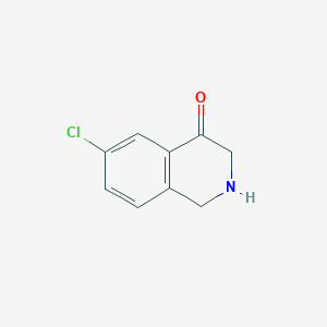 molecular formula C9H8ClNO B7846227 6-Chloro-2,3-dihydro-1H-isoquinolin-4-one 