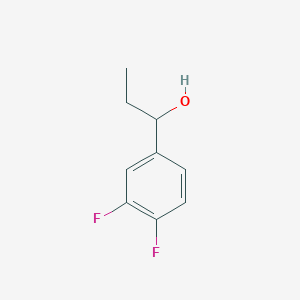 molecular formula C9H10F2O B7846251 1-(3,4-Difluorophenyl)-1-propanol 