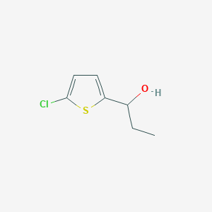molecular formula C7H9ClOS B7846252 1-(5-Chloro-2-thienyl)-1-propanol 