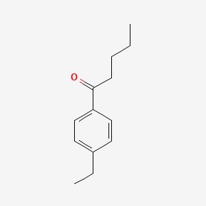 molecular formula C13H18O B7846259 1-(4-Ethylphenyl)pentan-1-one 