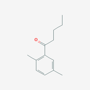 molecular formula C13H18O B7846260 1-(2,5-Dimethylphenyl)pentan-1-one CAS No. 66286-25-7
