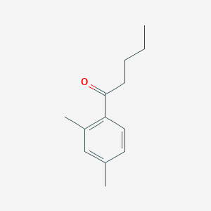 molecular formula C13H18O B7846265 1-(2,4-Dimethylphenyl)pentan-1-one 