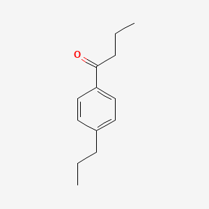 molecular formula C13H18O B7846271 1-(4-丙基苯基)丁-1-酮 