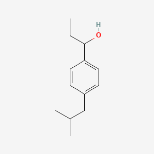molecular formula C13H20O B7846292 alpha-Ethyl-4-isobutylbenzyl alcohol 
