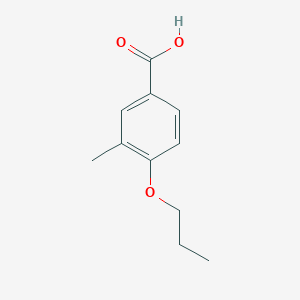 molecular formula C11H14O3 B7846350 3-Methyl-4-propoxybenzoic acid 