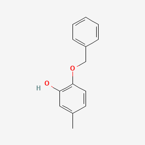 molecular formula C14H14O2 B7846363 2-(Benzyloxy)-5-methylphenol 