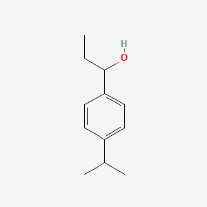molecular formula C12H18O B7846384 1-(4-Isopropylphenyl)propan-1-ol CAS No. 54518-11-5