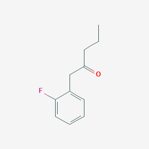 molecular formula C11H13FO B7846409 1-(2-Fluorophenyl)pentan-2-one CAS No. 150322-70-6