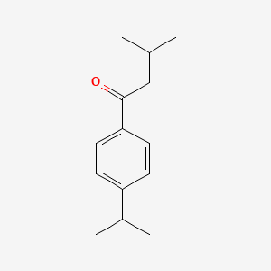 molecular formula C14H20O B7846492 1-(4-Isopropylphenyl)-3-methylbutan-1-one 