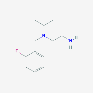 molecular formula C12H19FN2 B7846517 N1-(2-fluorobenzyl)-N1-isopropylethane-1,2-diamine 