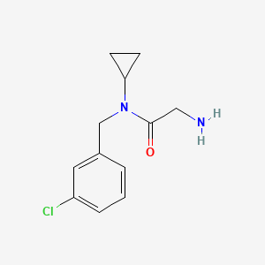 2-Amino-N-(3-chloro-benzyl)-N-cyclopropyl-acetamide