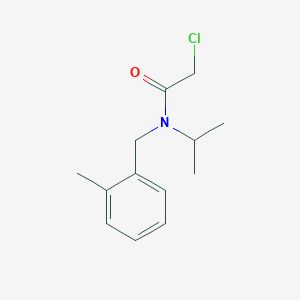 molecular formula C13H18ClNO B7846627 2-Chloro-N-isopropyl-N-(2-methyl-benzyl)-acetamide 