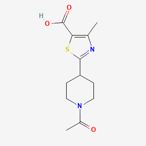 2-(1-Acetyl-4-piperidyl)-4-methyl-1,3-thiazole-5-carboxylic acid