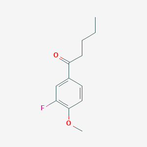 1-(3-Fluoro-4-methoxyphenyl)pentan-1-one