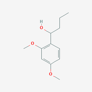 molecular formula C12H18O3 B7846705 1-(2,4-Dimethoxyphenyl)-1-butanol 