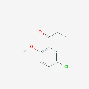 1-(5-Chloro-2-methoxyphenyl)-2-methylpropan-1-one