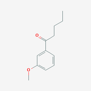 molecular formula C12H16O2 B7846745 1-(3-Methoxyphenyl)pentan-1-one CAS No. 20359-55-1