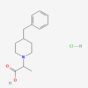 2-(4-Benzyl-piperidin-1-yl)-propionic acid hydrochloride