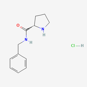 (2S)-N-benzylpyrrolidine-2-carboxamide hydrochloride