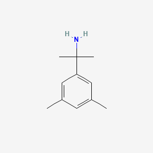 molecular formula C11H17N B7846883 2-(3,5-Dimethylphenyl)propan-2-amine 
