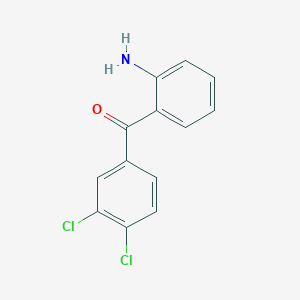 molecular formula C13H9Cl2NO B7846948 2-(3,4-Dichlorobenzoyl)aniline CAS No. 91713-52-9