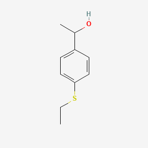 molecular formula C10H14OS B7846963 1-(4-(Ethylthio)phenyl)ethanol 