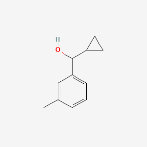molecular formula C11H14O B7846986 Cyclopropyl(m-tolyl)methanol 