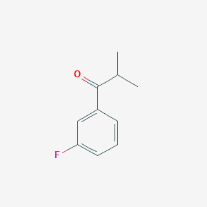 molecular formula C10H11FO B7846999 1-(3-Fluorophenyl)-2-methylpropan-1-one 