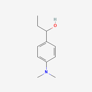 molecular formula C11H17NO B7847035 1-[4-(Dimethylamino)phenyl]-1-propanol 
