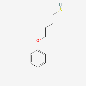 molecular formula C11H16OS B7847052 4-(4-Methylphenoxy)butane-1-thiol 