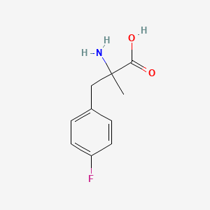 molecular formula C10H12FNO2 B7847059 2-Amino-3-(4-fluorophenyl)-2-methylpropanoic acid 