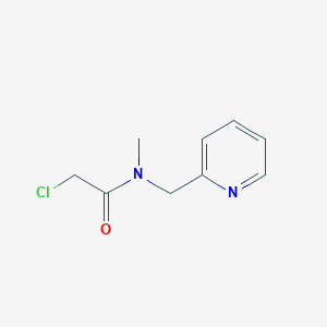 molecular formula C9H11ClN2O B7847070 2-Chloro-N-methyl-N-pyridin-2-ylmethyl-acetamide 