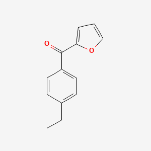 molecular formula C13H12O2 B7847072 2-(4-Ethylbenzoyl)furan 