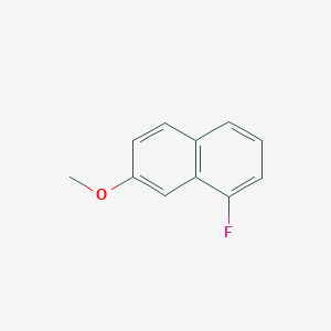 molecular formula C11H9FO B078471 1-Fluoro-7-methoxynaphthalene CAS No. 13791-03-2
