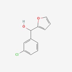 molecular formula C11H9ClO2 B7847103 3-Chlorophenyl-(2-furyl)methanol 