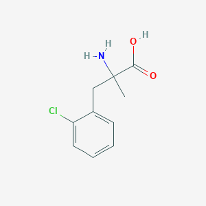 molecular formula C10H12ClNO2 B7847106 2-(2-Chlorobenzyl)-DL-alanine 