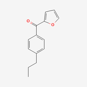 molecular formula C14H14O2 B7847112 Furan-2-yl(4-propylphenyl)methanone 