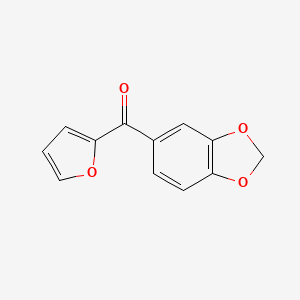 molecular formula C12H8O4 B7847140 Benzo[d][1,3]dioxol-5-yl(furan-2-yl)methanone 