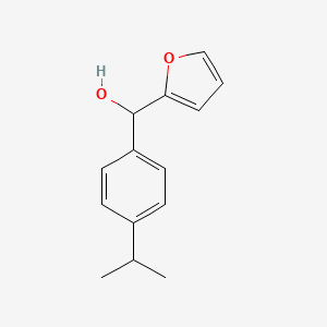molecular formula C14H16O2 B7847148 Furan-2-yl(4-isopropylphenyl)methanol 