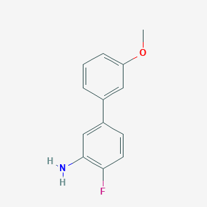 molecular formula C13H12FNO B7847154 2-Fluoro-5-(3-methoxyphenyl)aniline 